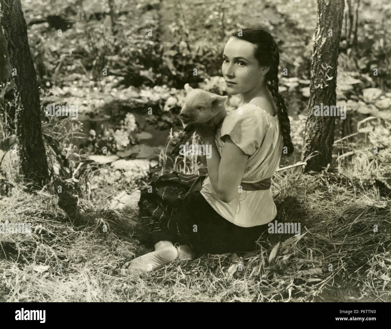 Mexican actress Dolores Del Rio in the movie Maria Candelana, 1944 Stock Photo