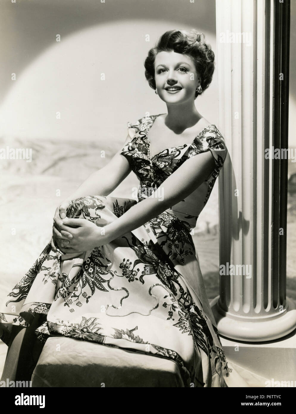 Actress Angela Lansbury 1940s Stock Photo Alamy