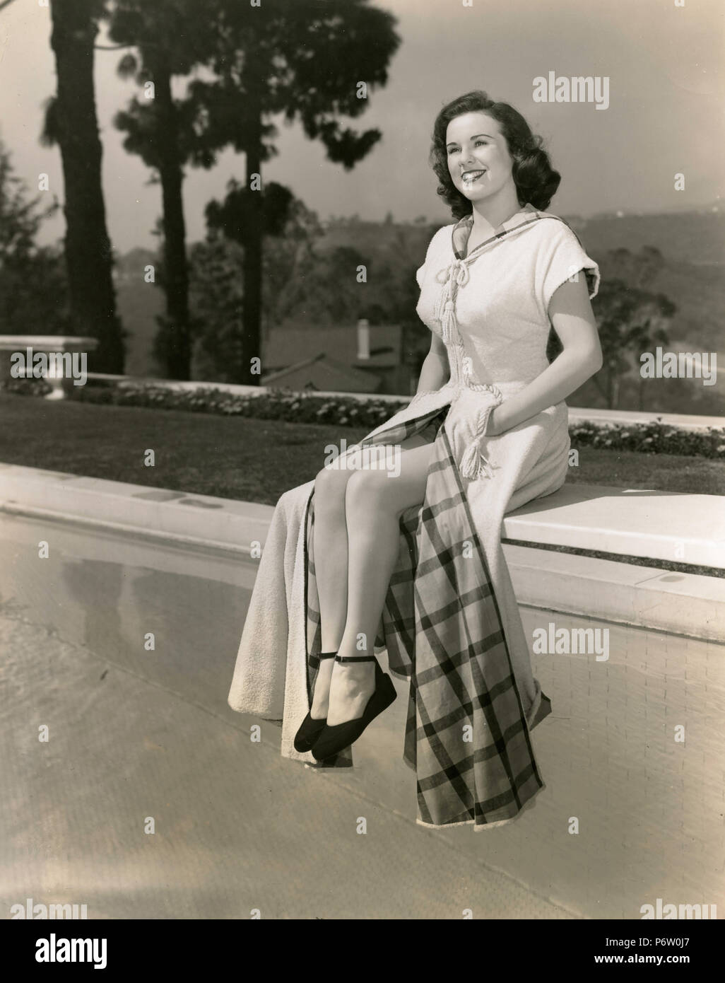 American actress Deanna Durbin, 1940s Stock Photo