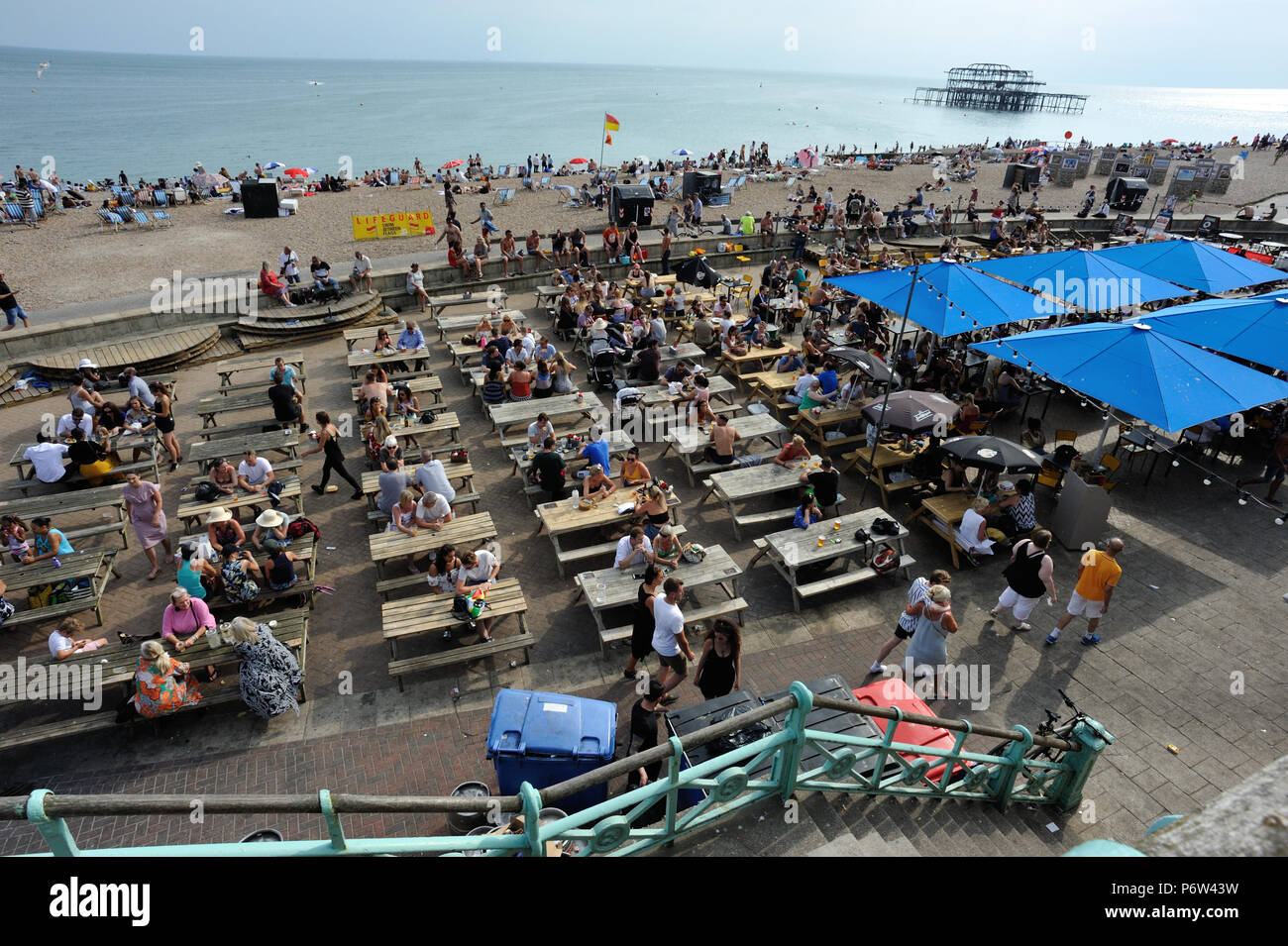 Brighton seafront bars hires stock photography and images Alamy