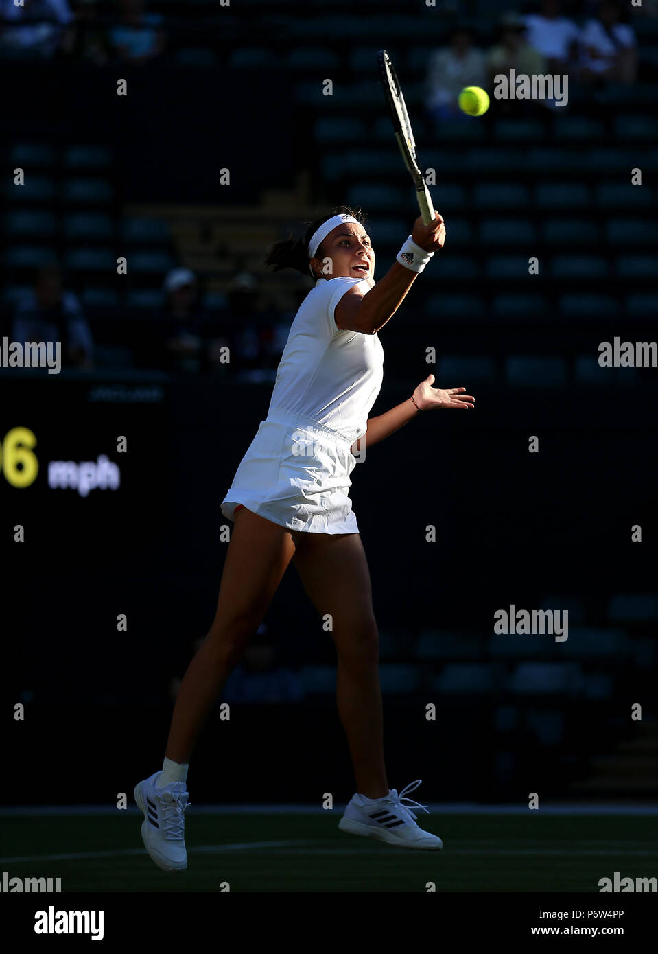 Elena-Gabriela Ruse on day One of the Wimbledon Championships at the