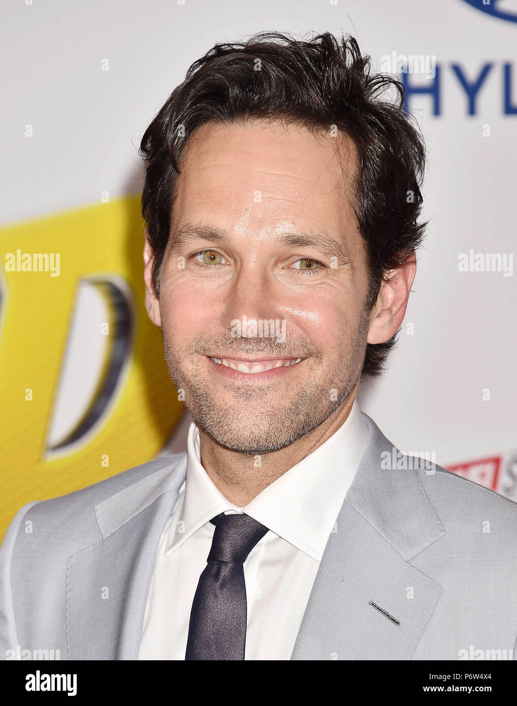 PAUL RUDD American film actor at the Premiere Of Disney And Marvel's 'Ant-Man And The Wasp' at the El Capitan Theatre on June 25, 2018 in Hollywood, California. Photo: Jeffrey Mayer Stock Photo