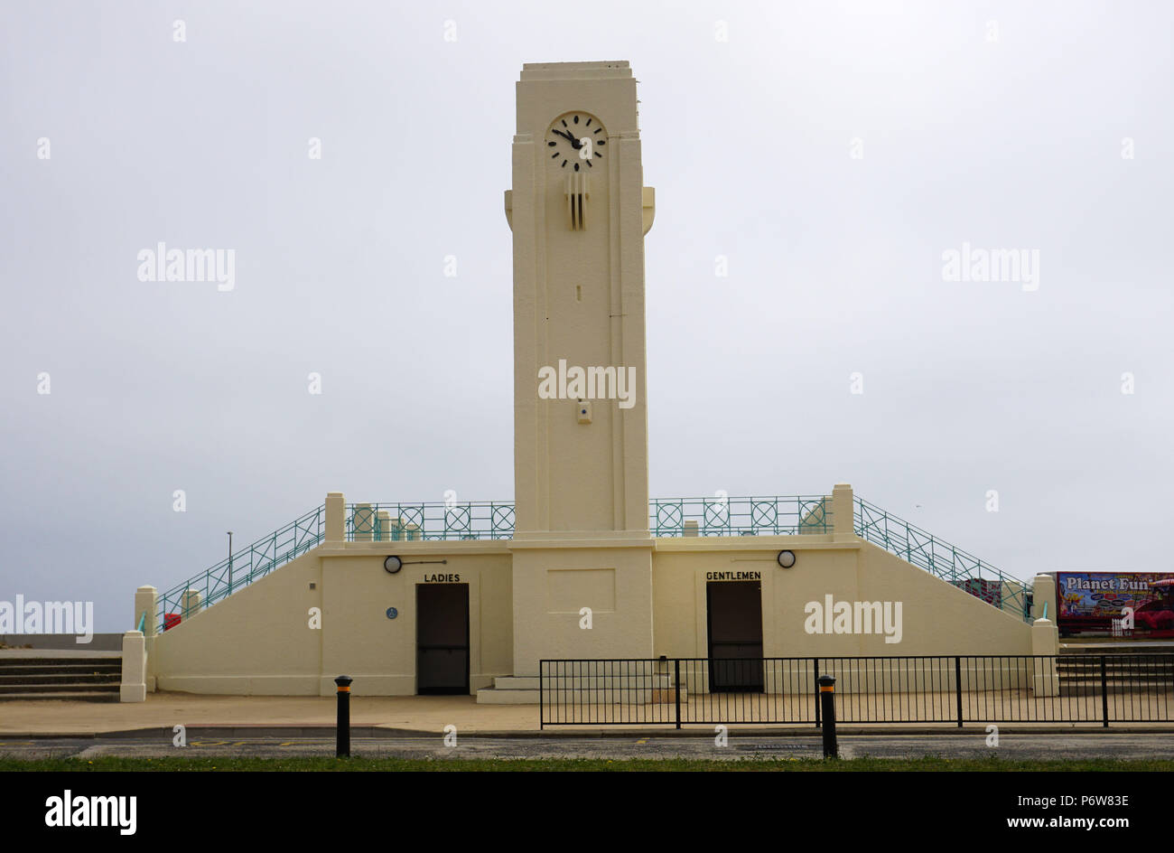 Art Deco Bus Station and Clock Tower Building Seaton Carew Hartlepool
