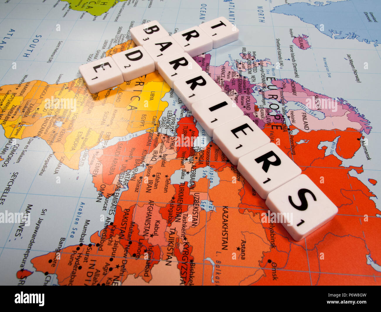 International trade barrier barriers hi-res stock photography and images -  Alamy