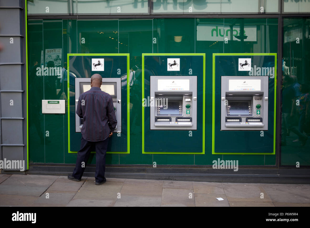 Manchester Lloyds Bank  Market Street Stock Photo