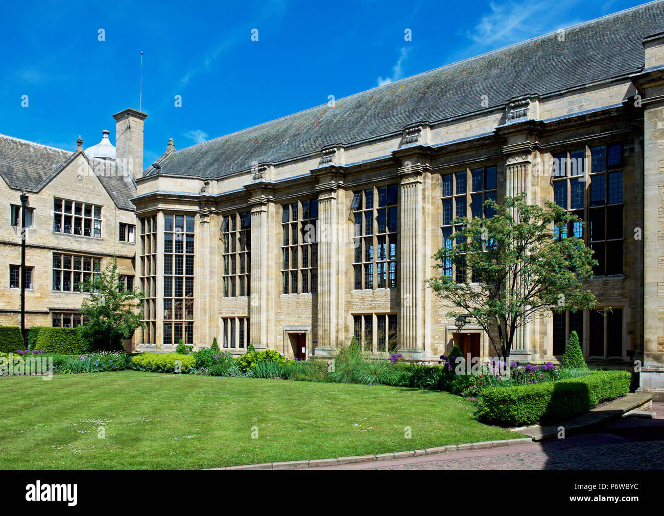 Great Hall and classrooms, Uppingham School, Uppingham, Rutland, England UK Stock Photo