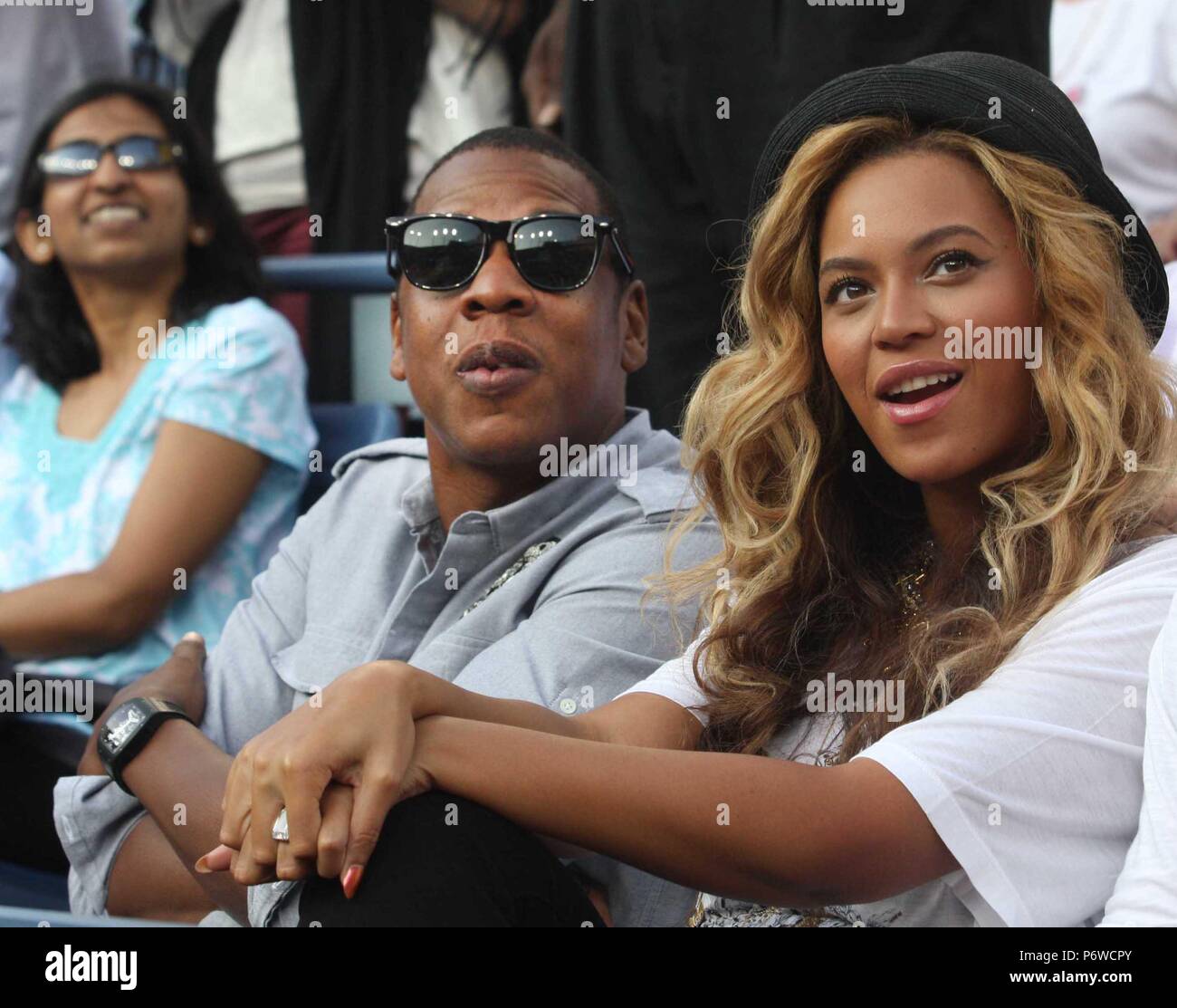 A View of Celebrities Through the Years New York City 2011 BEYONCE JAY