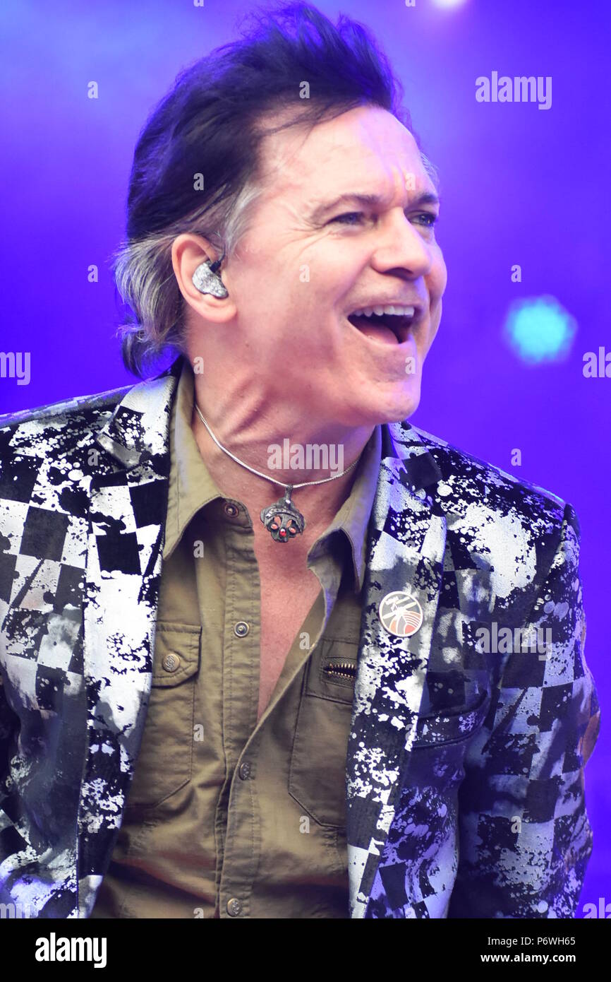 Wantagh, New York, USA. 29th June, 2018. STYX performs at the Jones