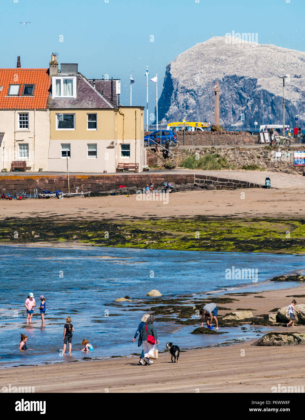 West bay beach, North Berwick, East Lothian, Scotland, United Kingdom