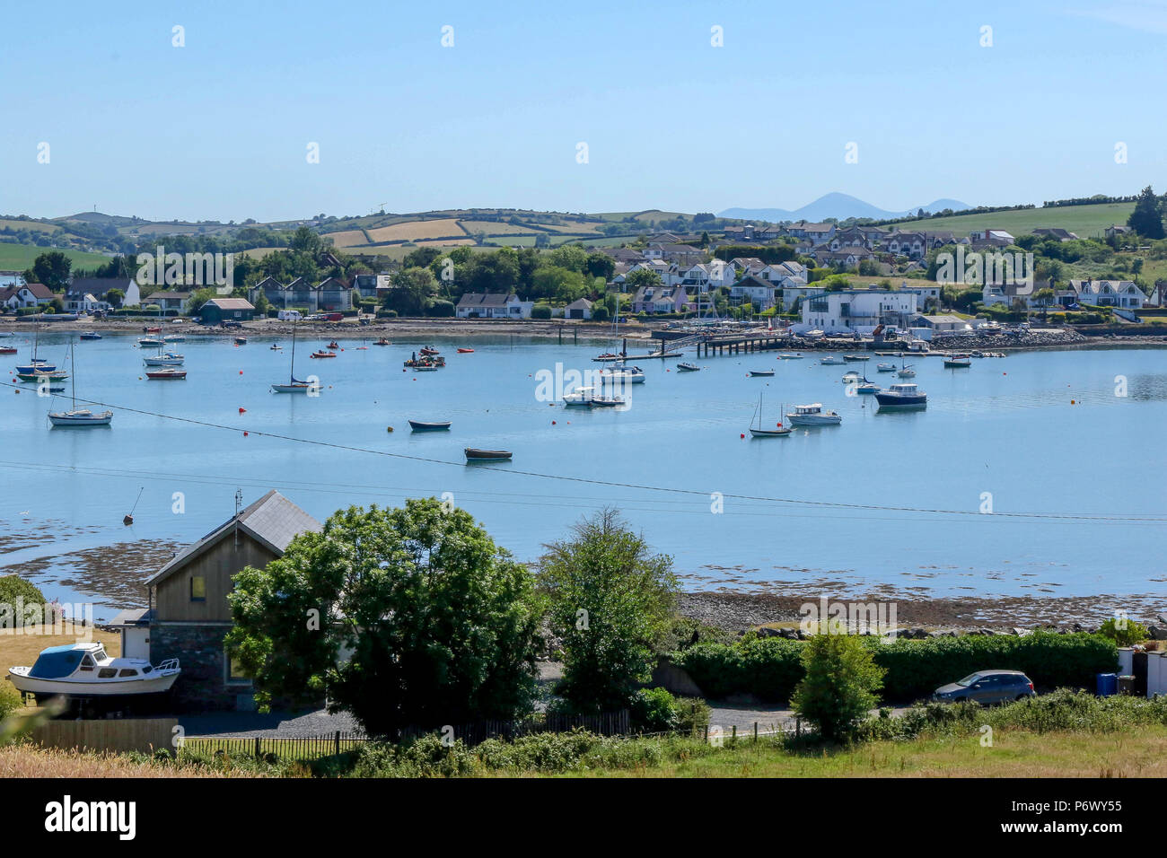 Strangford Lough, County Down, Northern Ireland. 03 July 2018. UK ...