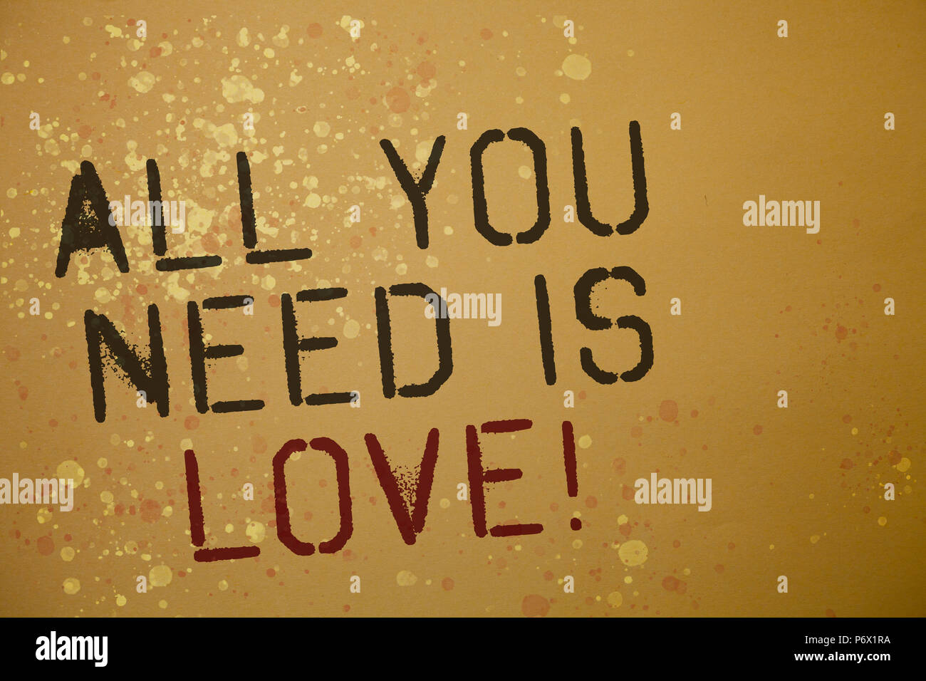 text all you need is love