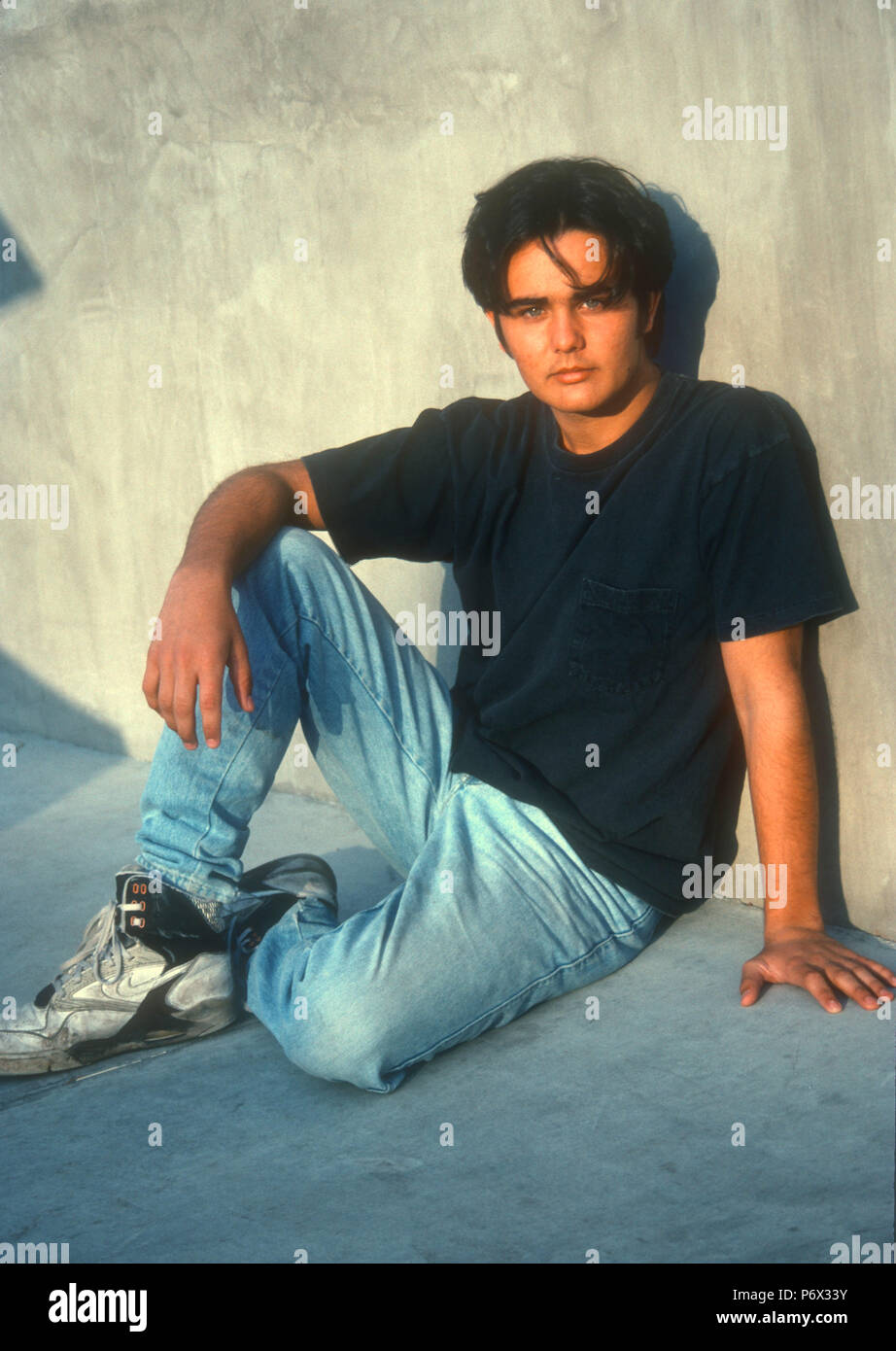 los angeles ca january 14 exclusive actor david mendenhall poses at a photo shoot on january 14 1992 in los angeles california photo by barry kingalamy stock photo P6X33Y