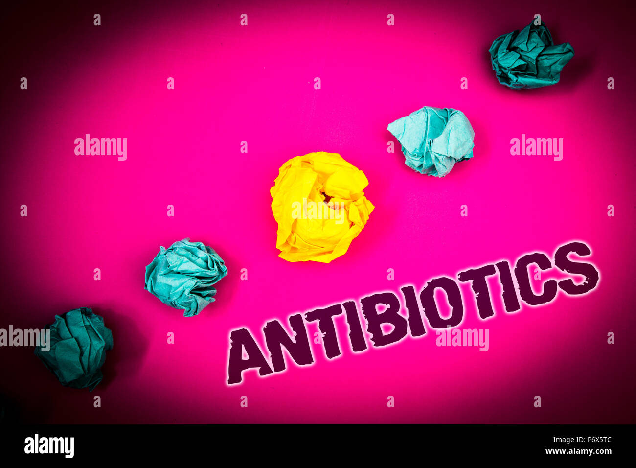 Text sign showing Antibiotics. Conceptual photo Antibacterial Drug