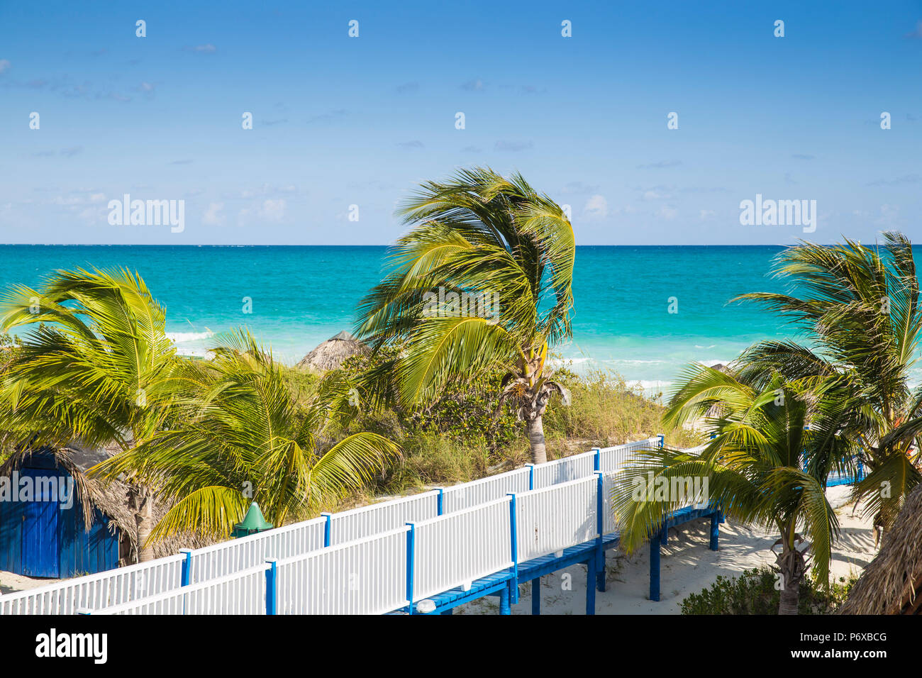 Cuba, Jardines del Rey, Cayo Guillermo, Playa Pilar Stock Photo
