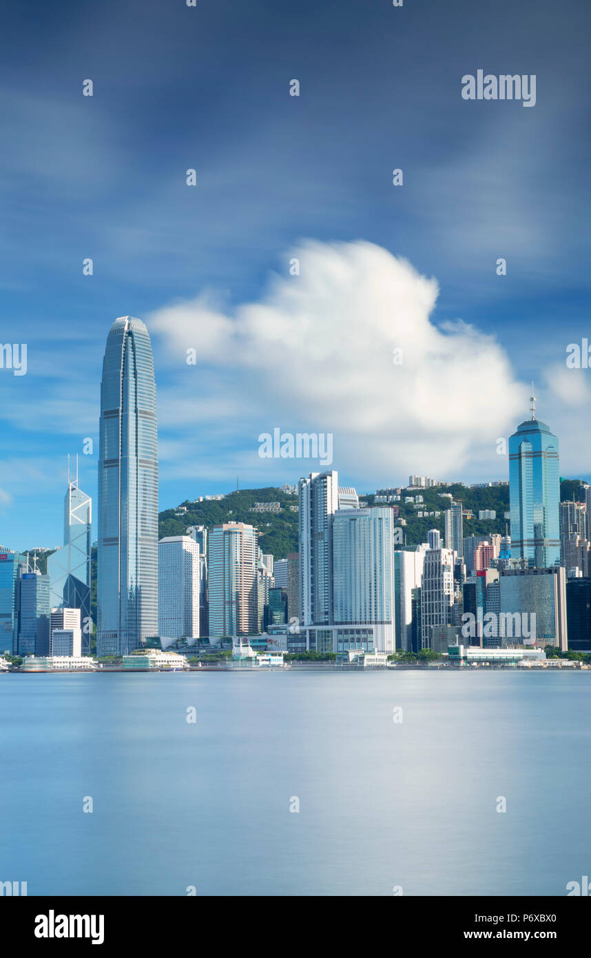 Skyline of Hong Kong Island, Hong Kong, China Stock Photo - Alamy