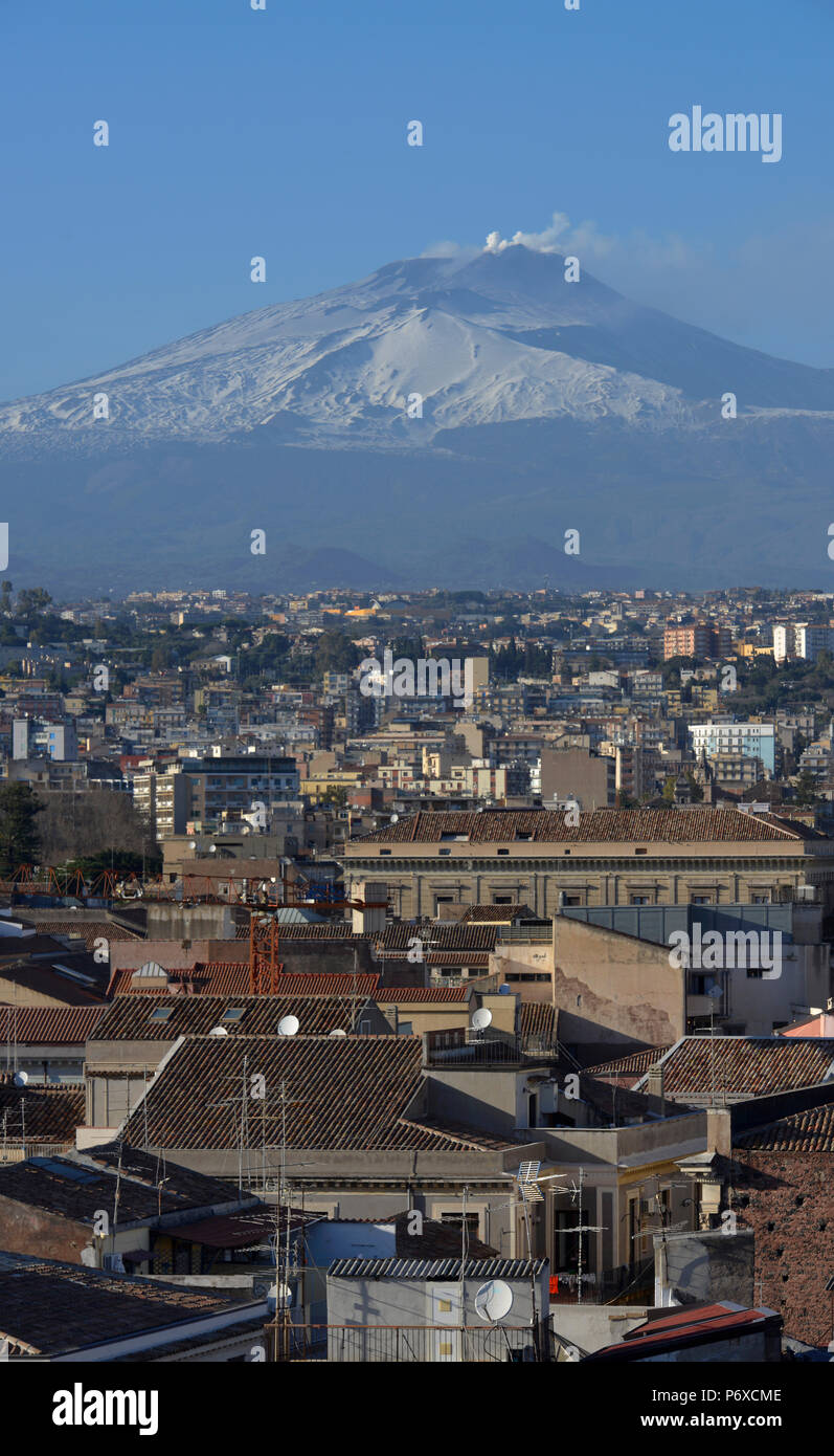 Vulkan, Etna, Catania, Sizilien, Italien Stock Photo