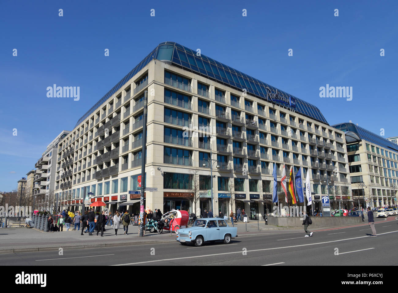 Hotel Radisson Blu, Karl-Liebknecht-Strasse, Mitte, Berlin, Deutschland Stock Photo