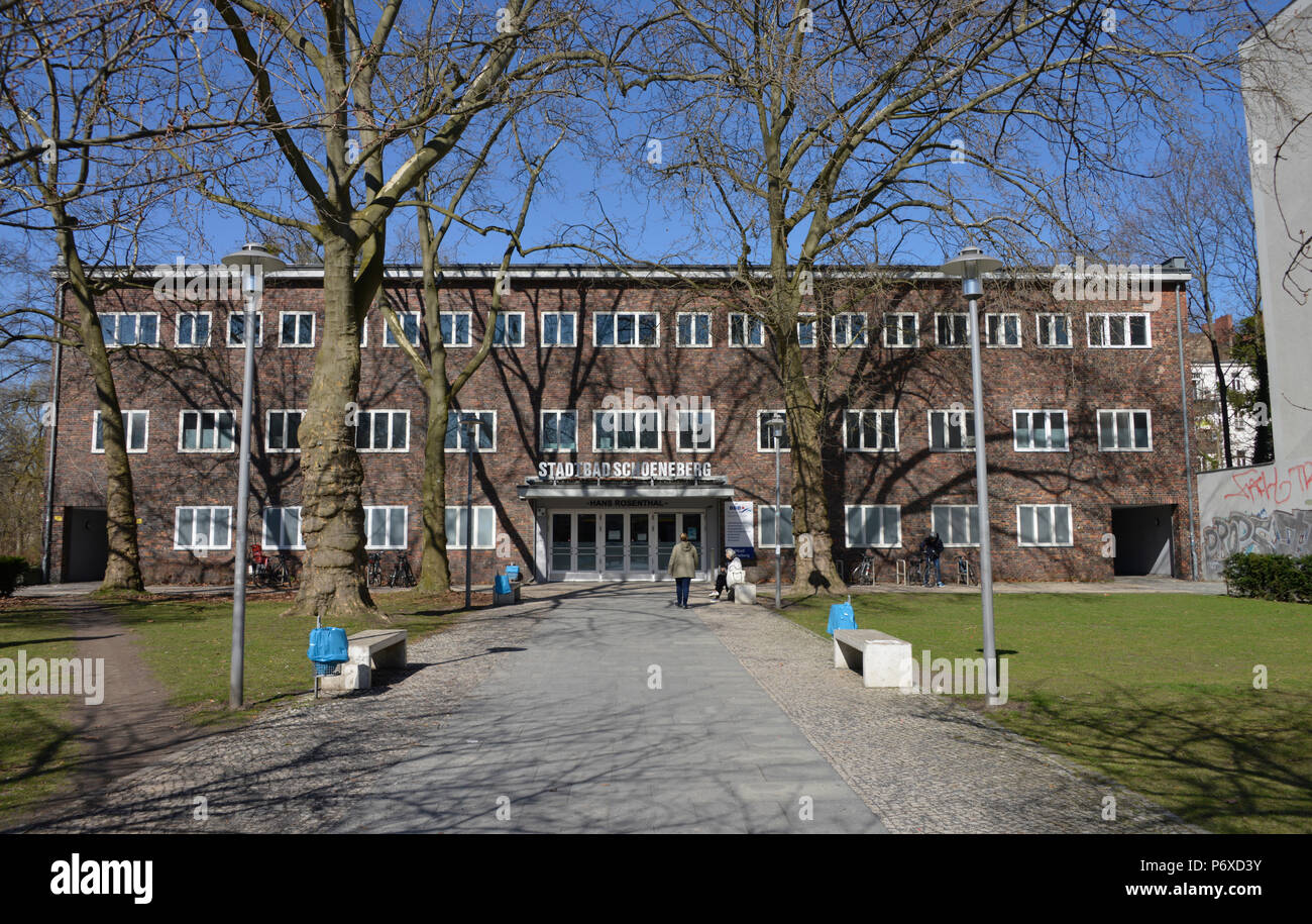 Stadtbad Schoeneberg, Hans-Rosenthal, Hauptstrasse, Schoeneberg, Berlin, Deutschland Stock Photo