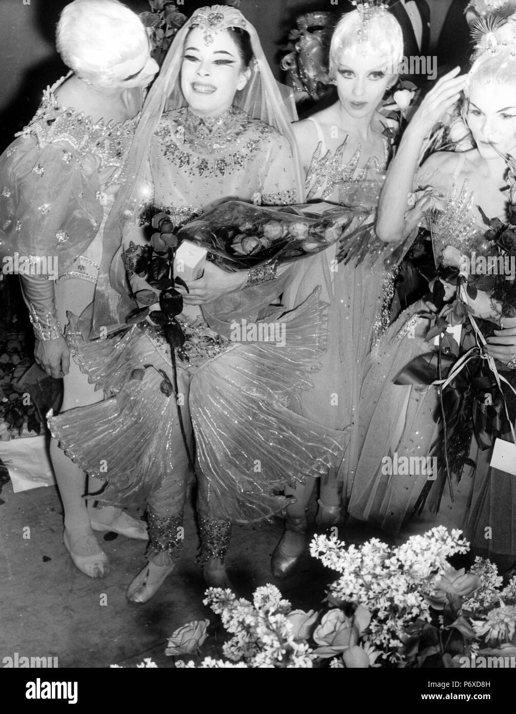 geraldine chaplin, cendrillon, theatre des champs-elysees, 1963 Stock Photo