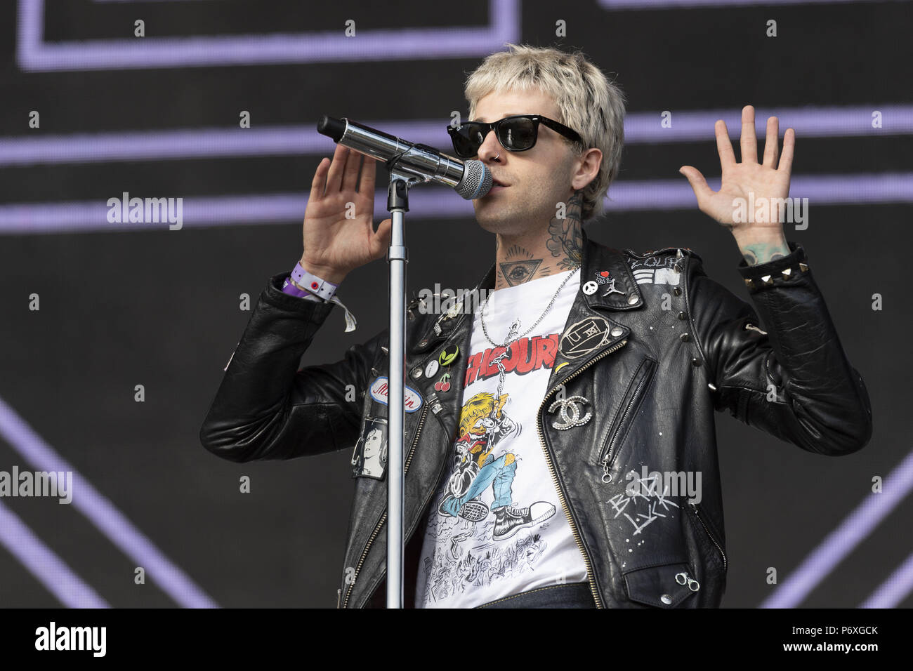 The Neighbourhood performs at All Points East Festival Featuring: Jesse ...
