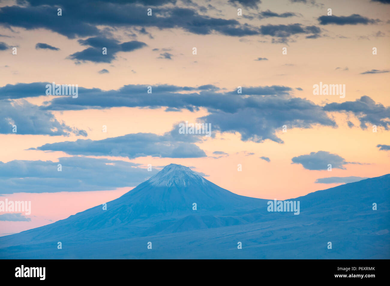 Armenia, Yerevan, View of Mount Ararat Stock Photo