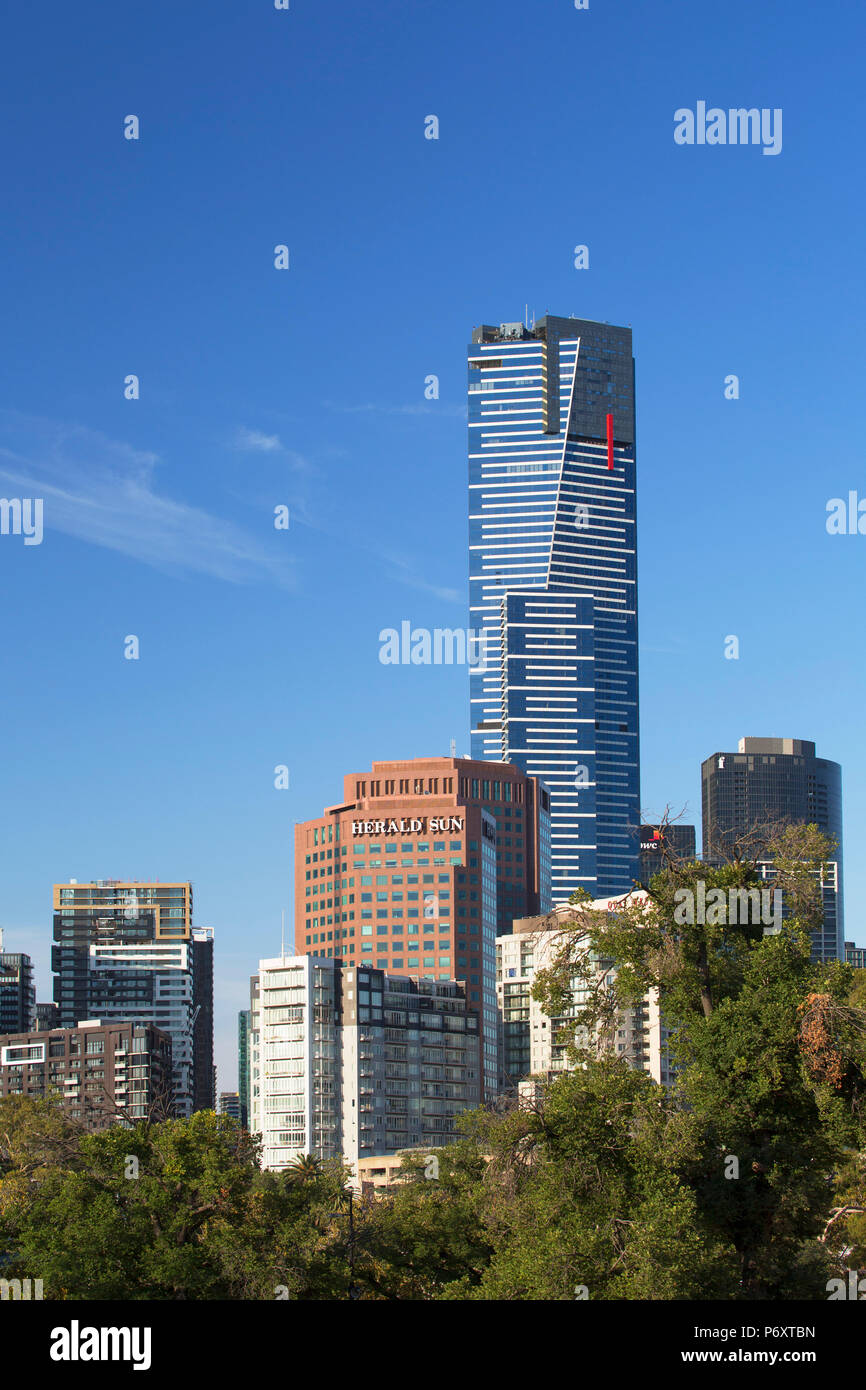 Eureka Tower, Melbourne, Victoria, Australia Stock Photo