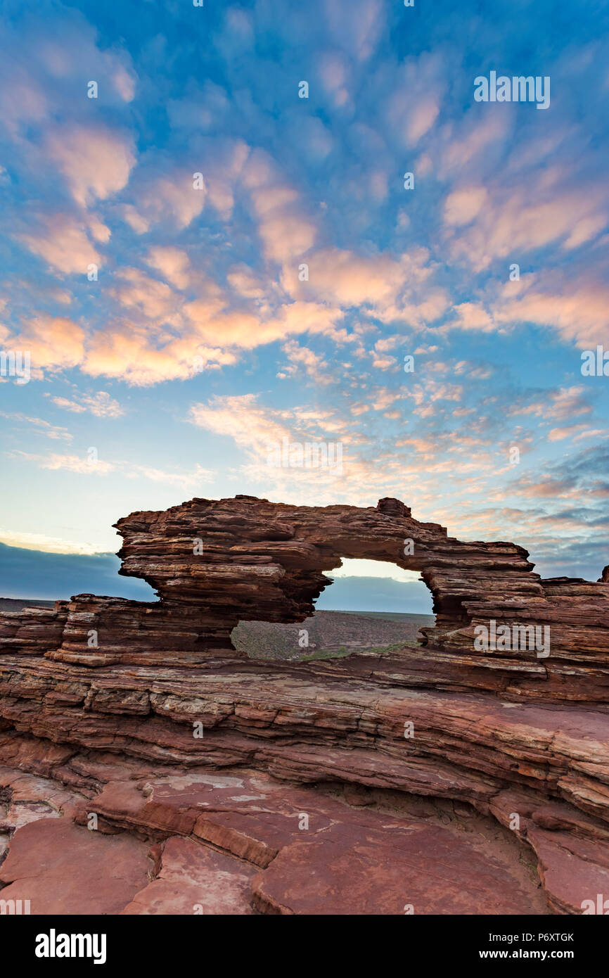 Kalbarri National Park, Natural Window. Western Australia Stock Photo