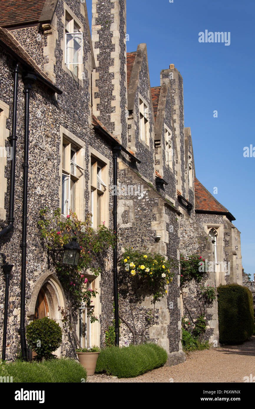 City of Canterbury, England. Picturesque view of the Grade I listed Meister Omers in Canterbury Cathedral Precincts. Stock Photo