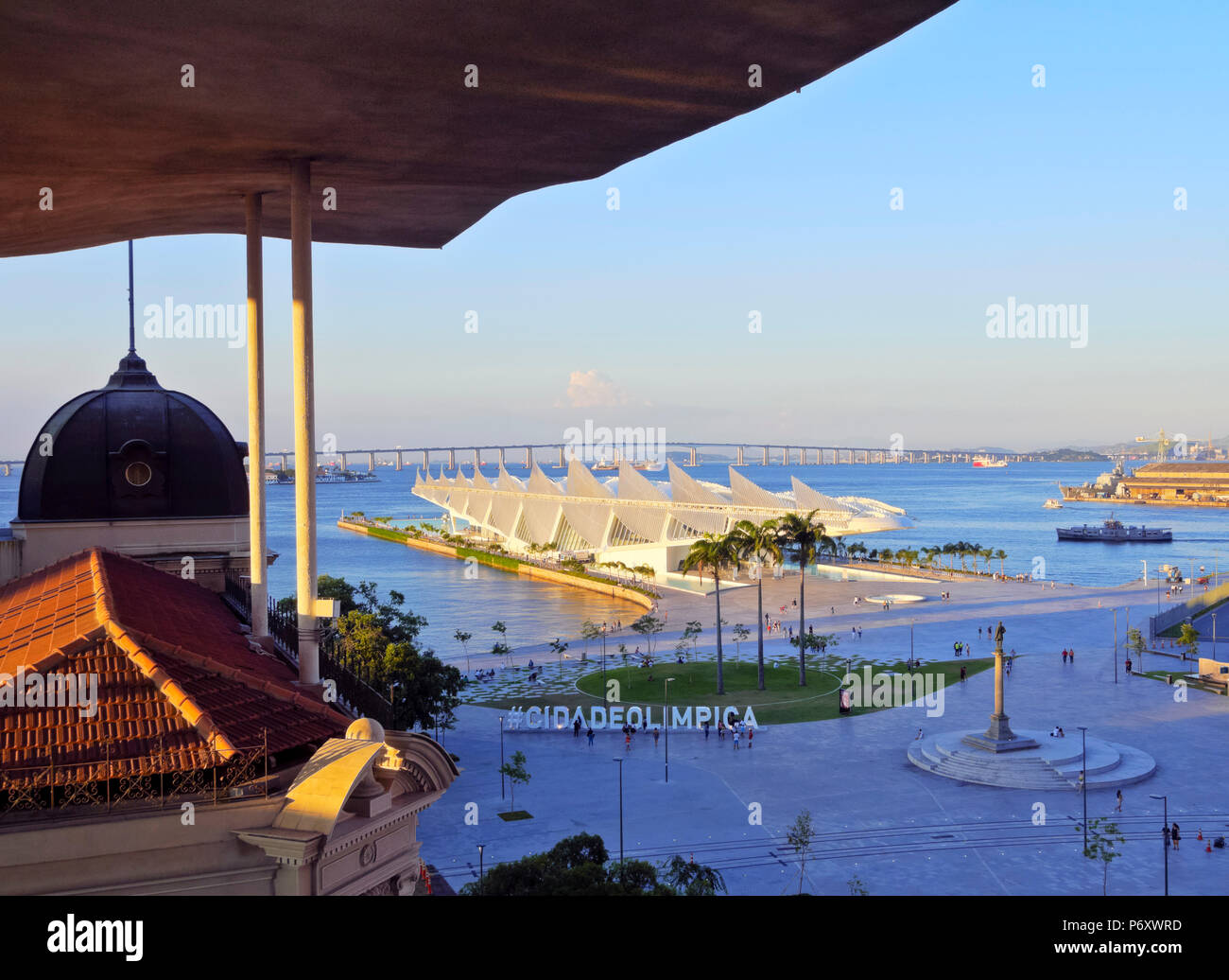 Brazil, City of Rio de Janeiro, Praca Maua, Museum of Tomorrow(Museu do ...