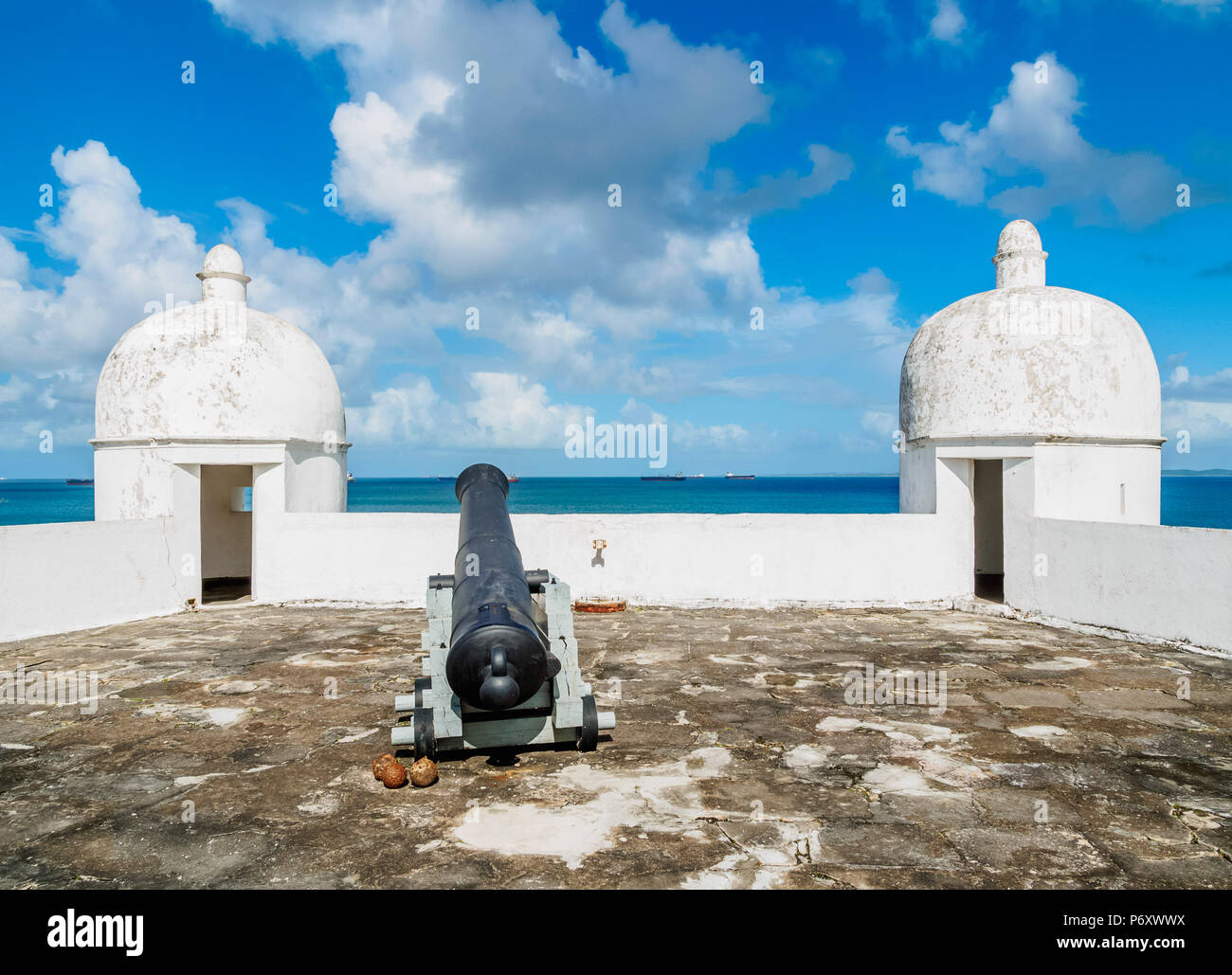 Nossa Senhora de Monte Serrat Fort, Salvador, State of Bahia, Brazil Stock Photo