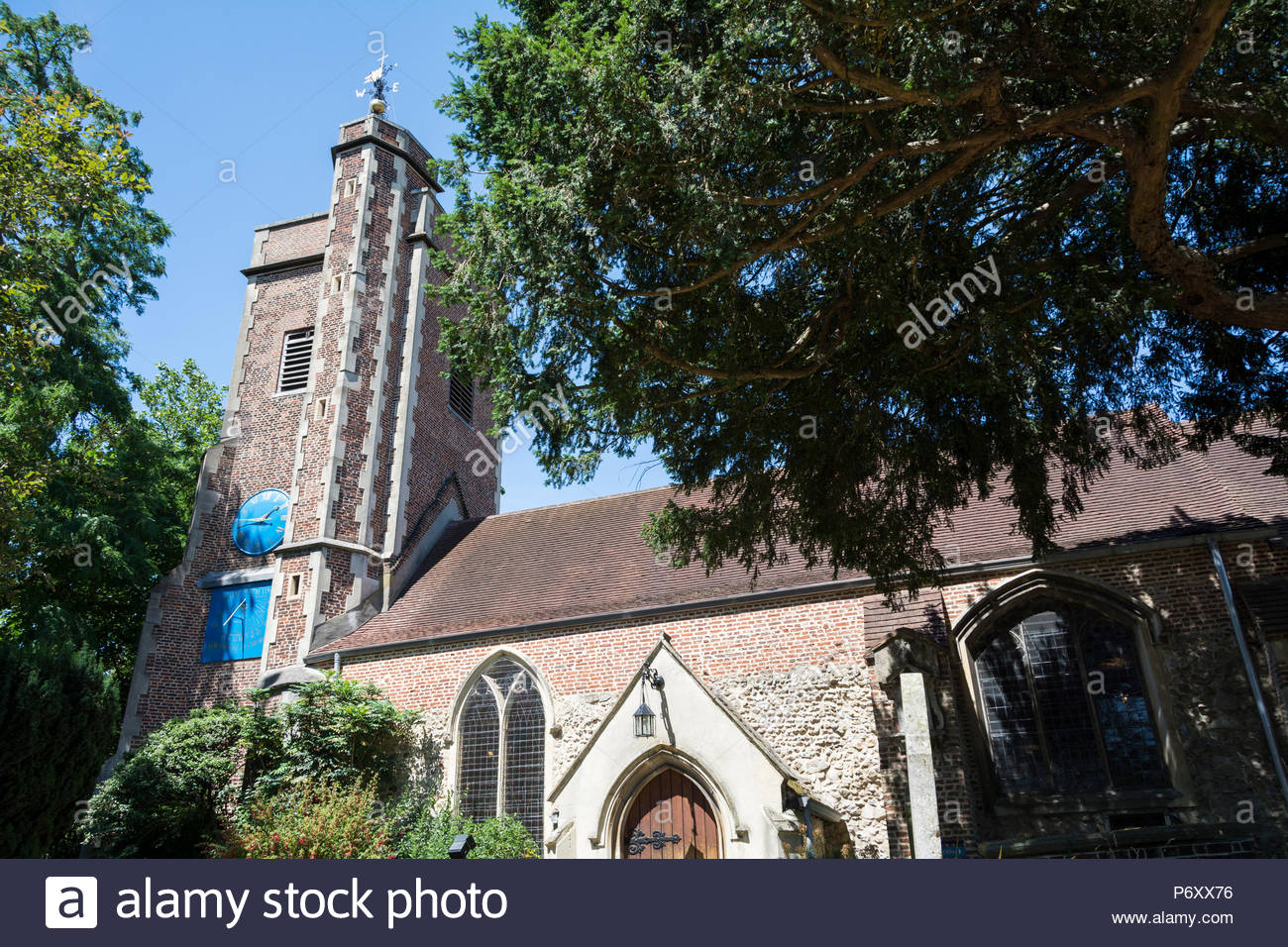 St Mary S Parish Church Barnes London Sw13 Uk Stock Photo