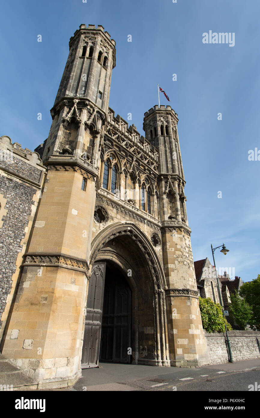 City of Canterbury, England. The Grade I listed Abbot Fyndon’s Great