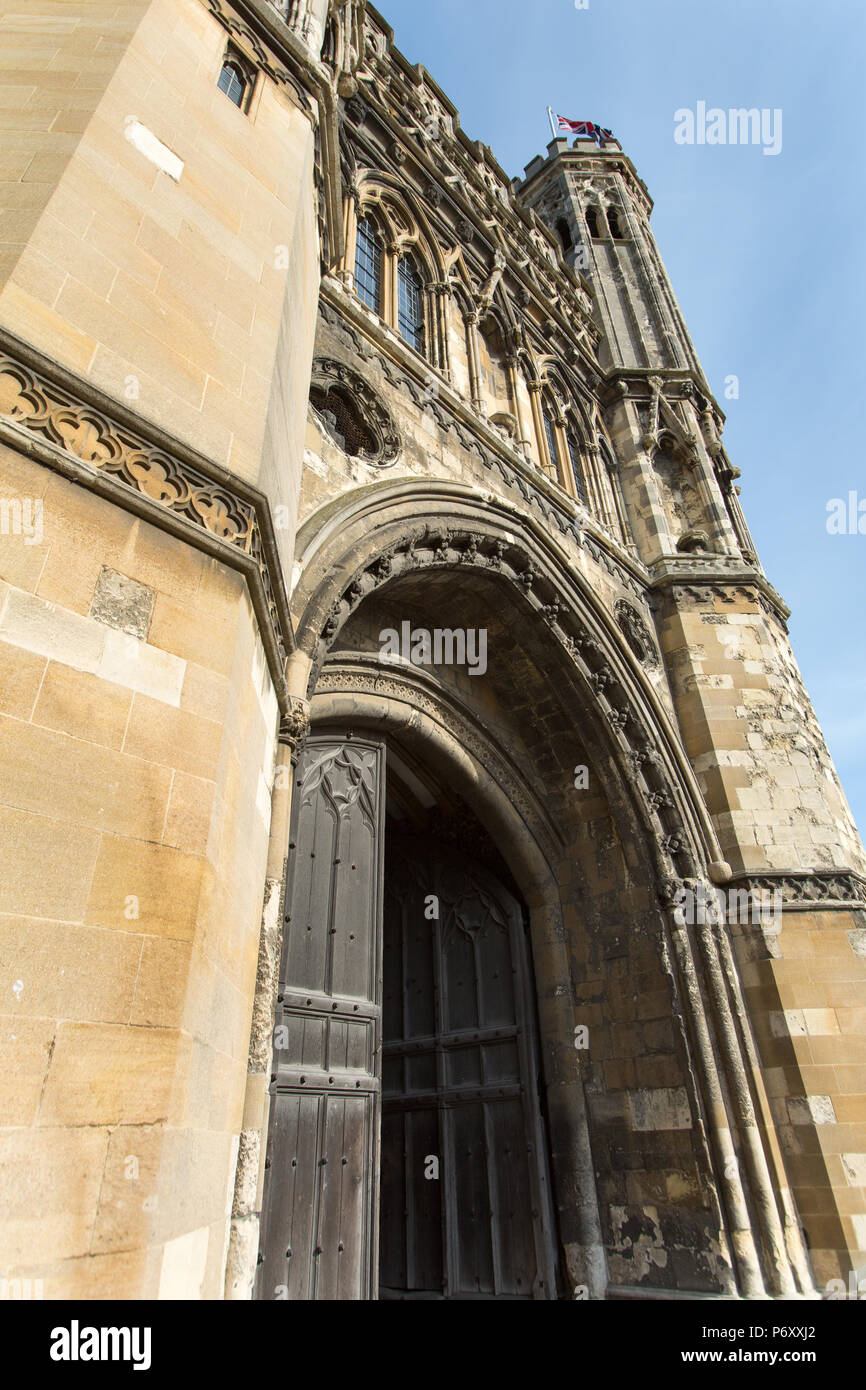 City of Canterbury, England. The Grade I listed Abbot Fyndon’s Great
