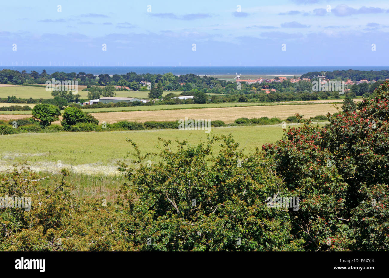 View from wiveton downs hi-res stock photography and images - Alamy