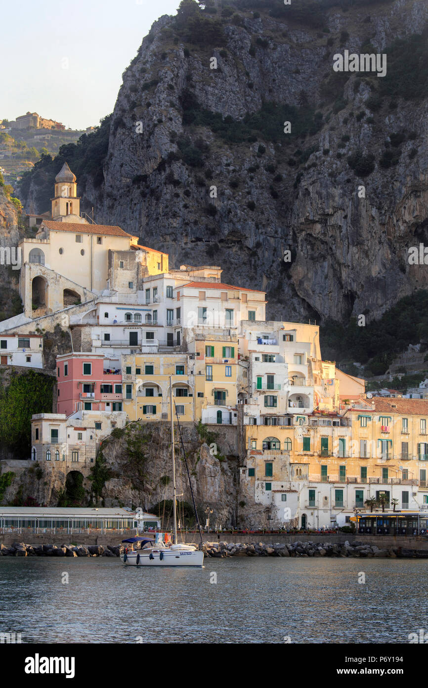 Italy, Campagnia, Amalfi Coast, Amalfi. The town of Amalfi. Stock Photo
