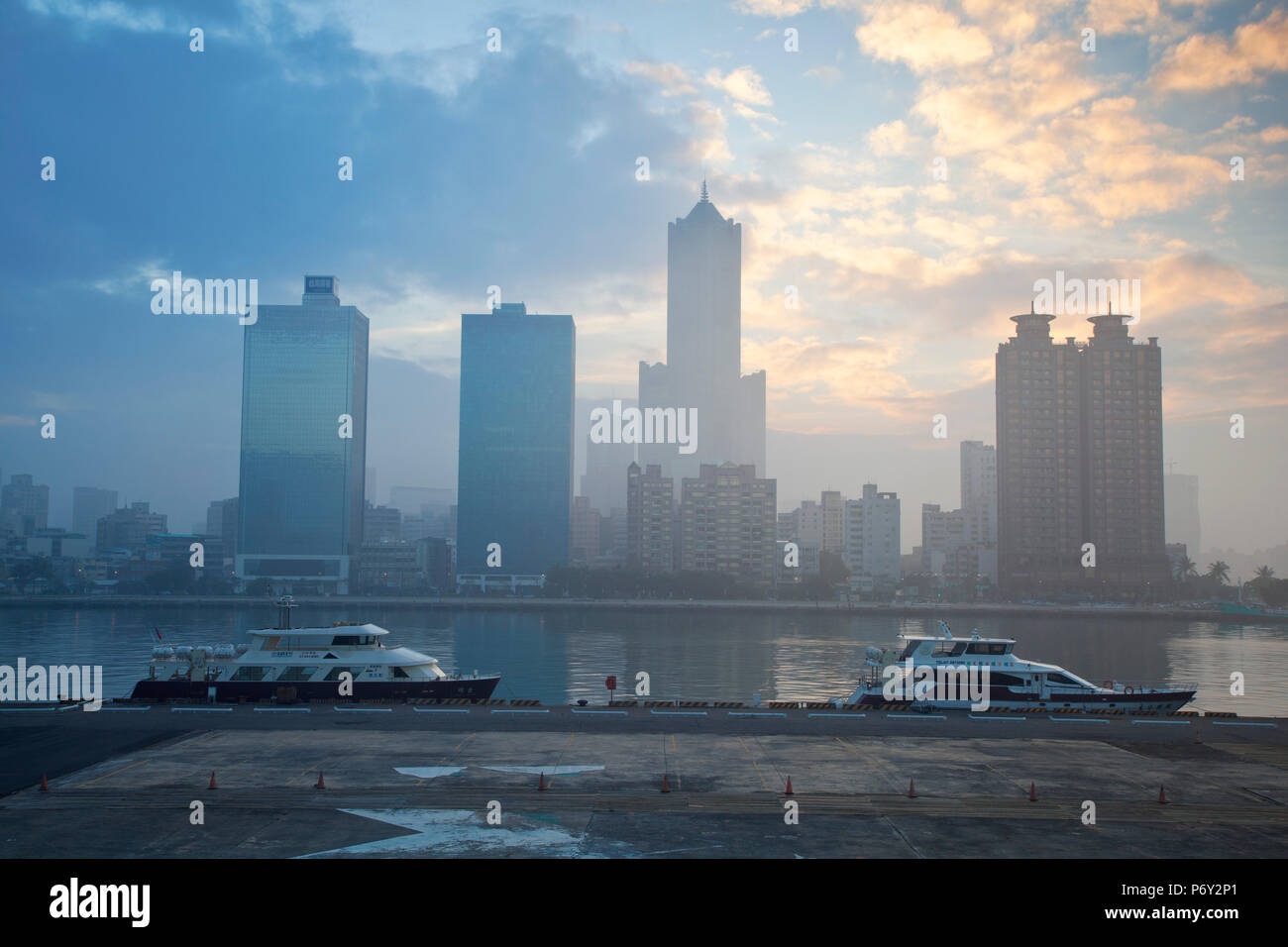 Taiwan, Kaohsiung, Love Pier Stock Photo