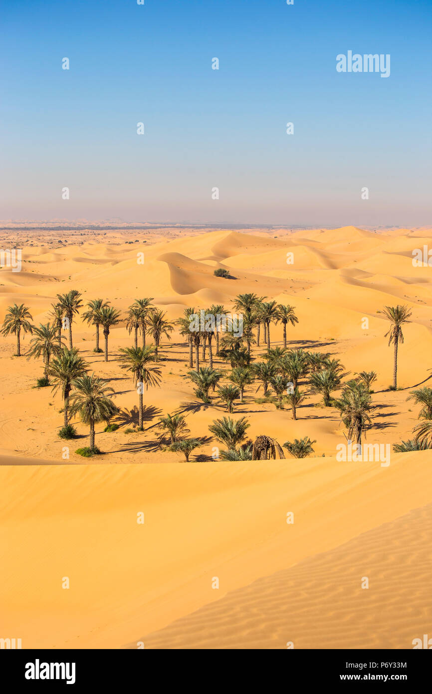 United Arab Emirates, Abu Dhabi, Al Ain, Remah Desert, Telal Resort Heritage Village Stock Photo