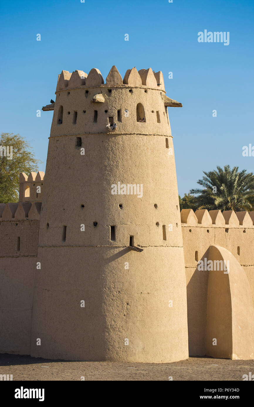 United Arab Emirates, Abu Dhabi, Al Ain, Al Jahili Fort Stock Photo