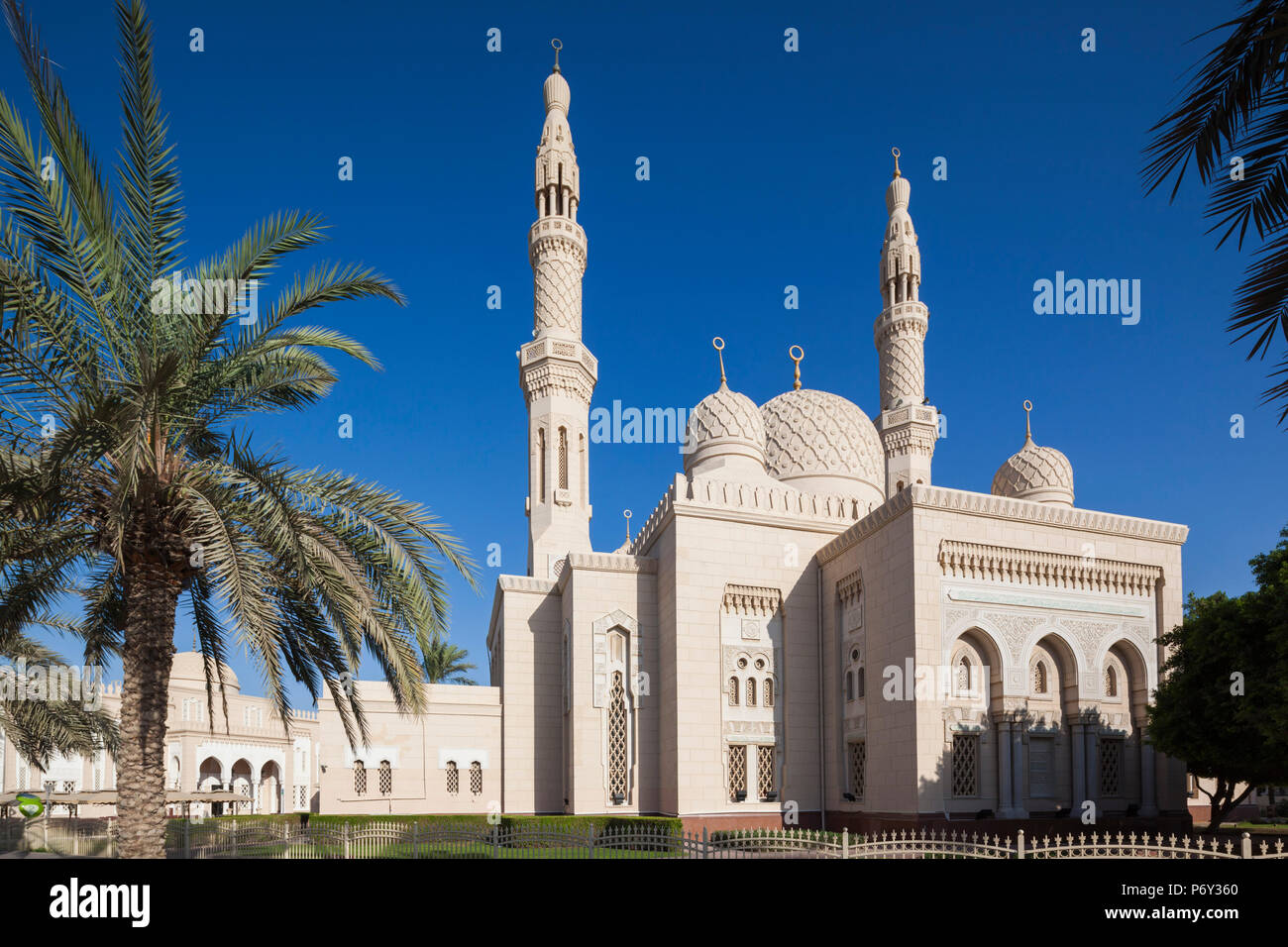UAE, Dubai, Jumeirah, Jumeirah Mosque Stock Photo