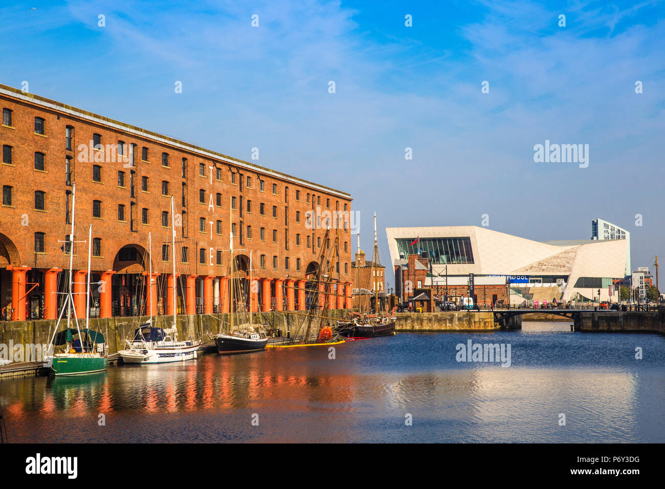 England, Merseyside, Liverpool, Albert Dock Stock Photo