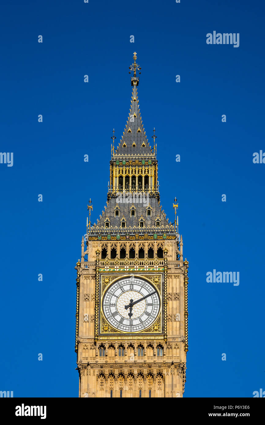 Big Ben, Houses of Parliament, London, England, UK Stock Photo