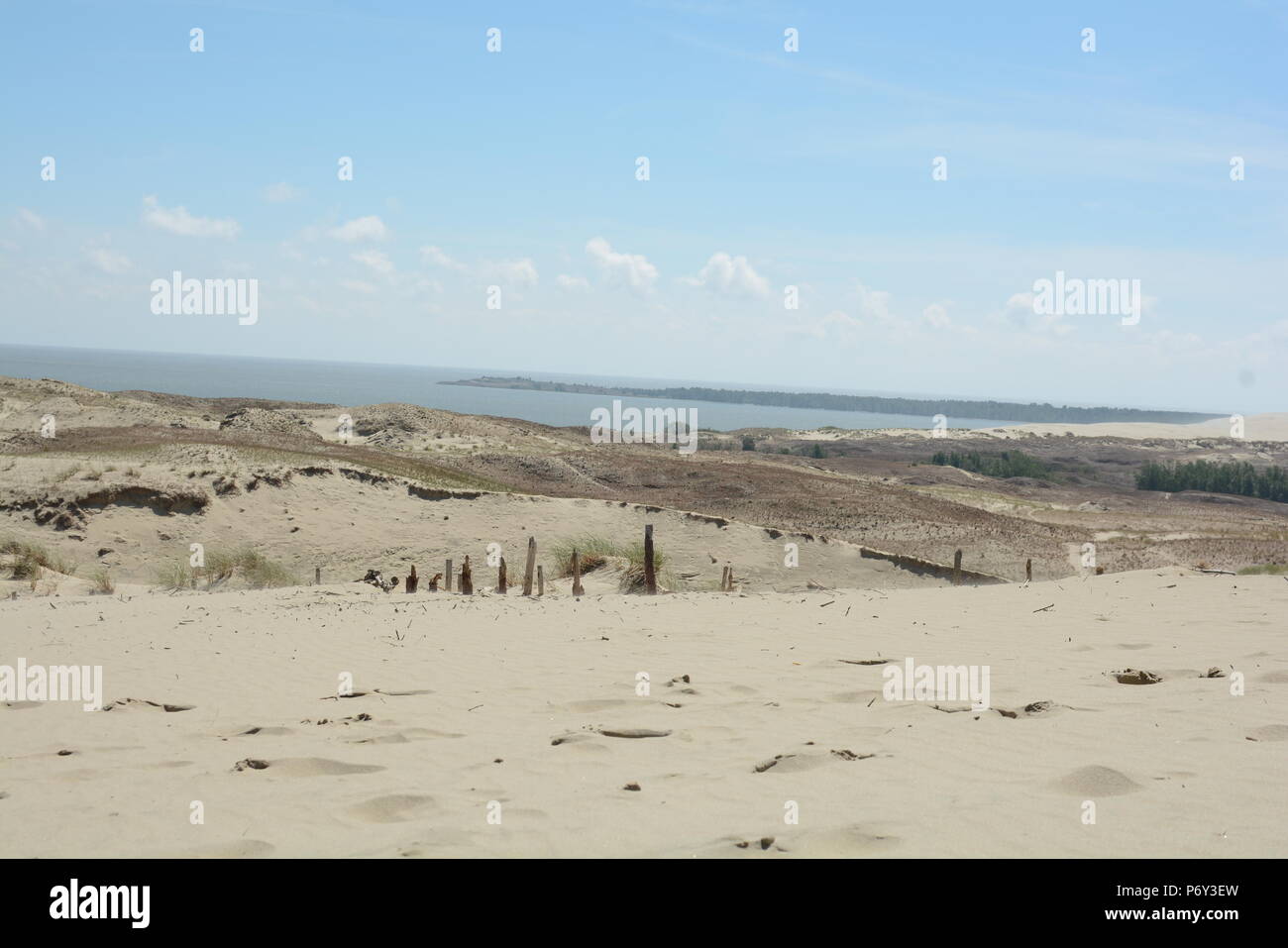 Nida dead dunes, Lithuania Stock Photo