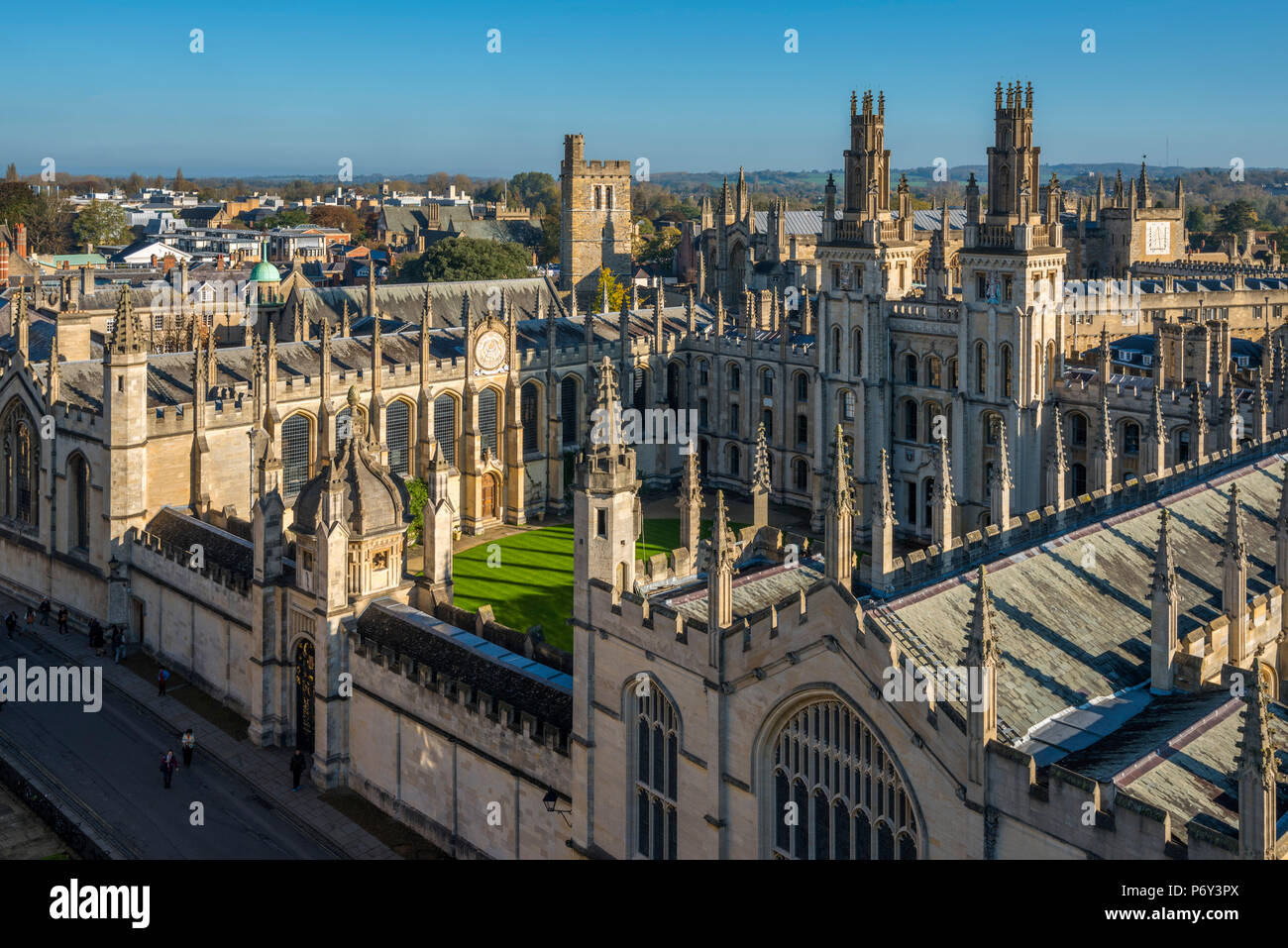 UK, England, Oxfordshire, Oxford, University of Oxford, All Souls College Stock Photo
