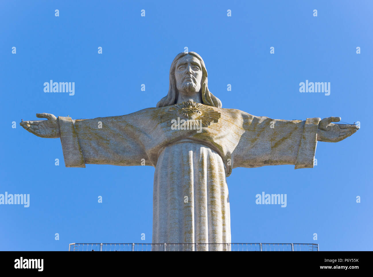 Lisbon, Portugal June 20, 2016 statue of Christ (CristoRei) or christ the king in lisbon