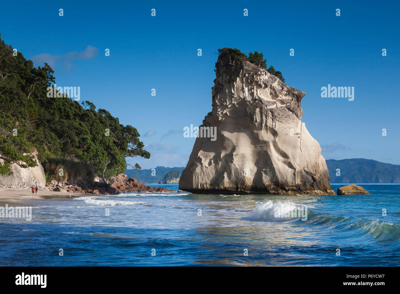 New Zealand, North Island, Coromandel Peninsula, Hahei, Cathedral Cove Stock Photo