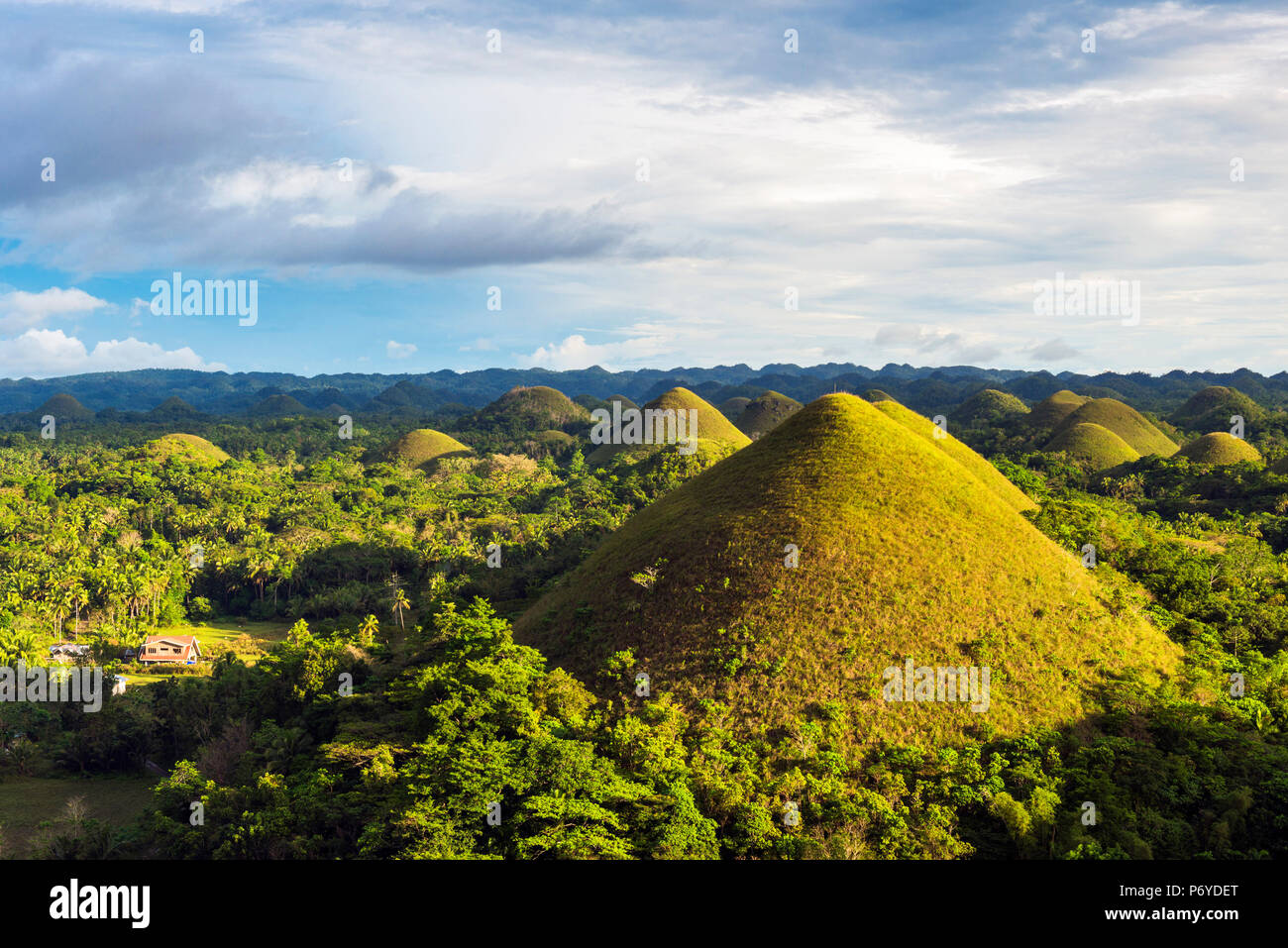 Asia, South East Asia, Philippines, Central Visayas, Bohol, Chocolate hills Stock Photo