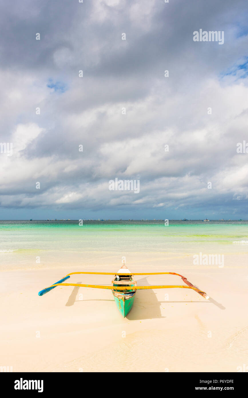 Asia, South East Asia, Philippines, Western Visayas, Boracay, Dinwid Beach Stock Photo