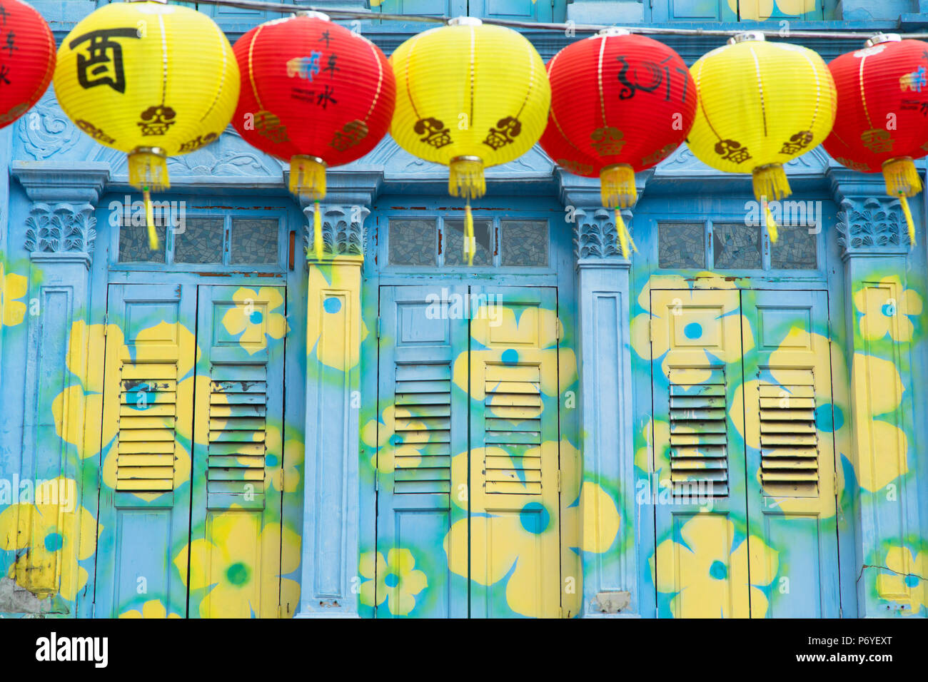 Lanterns, Chinatown, Singapore Stock Photo Alamy
