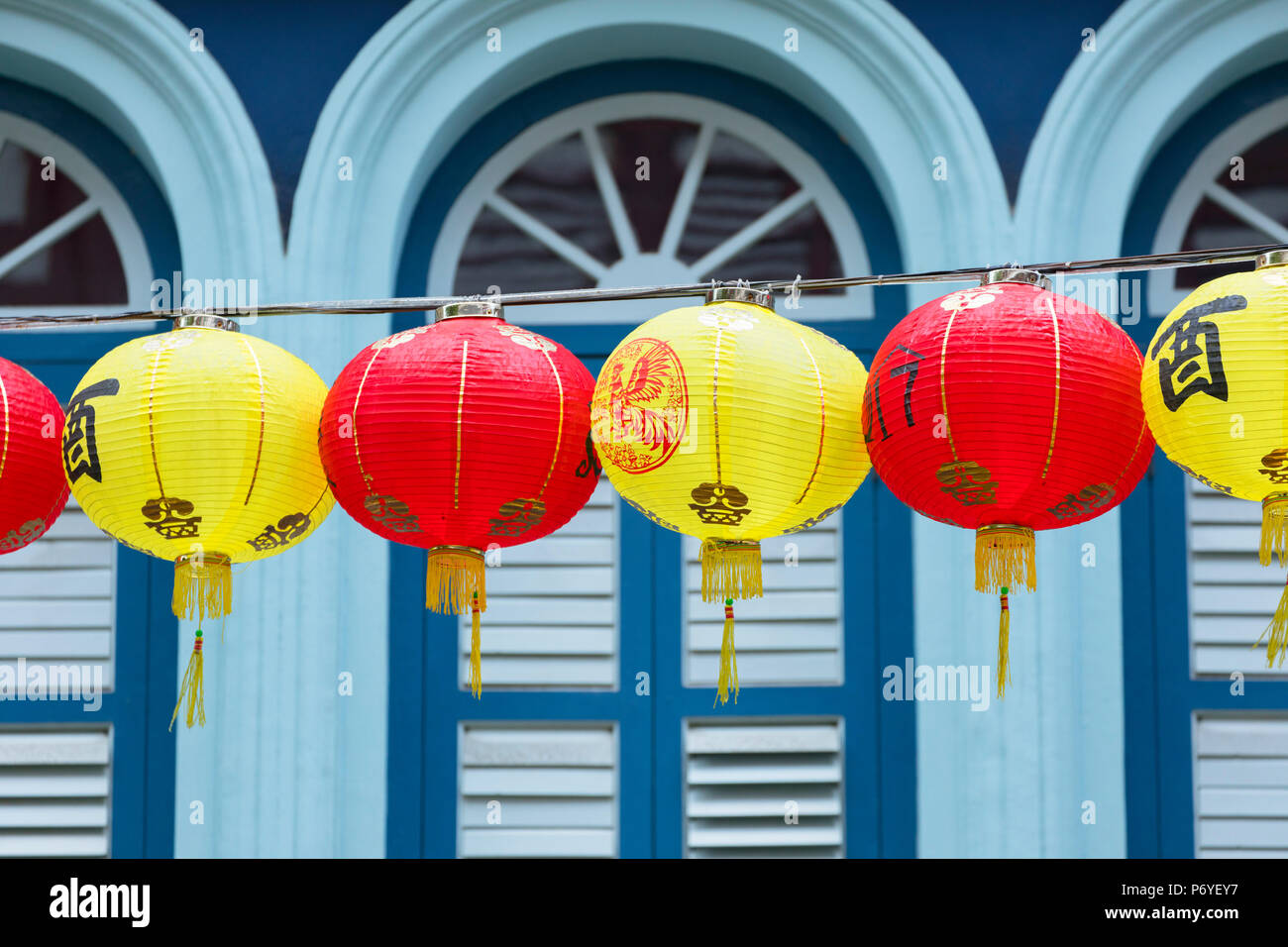 Lanterns, Chinatown, Singapore Stock Photo Alamy