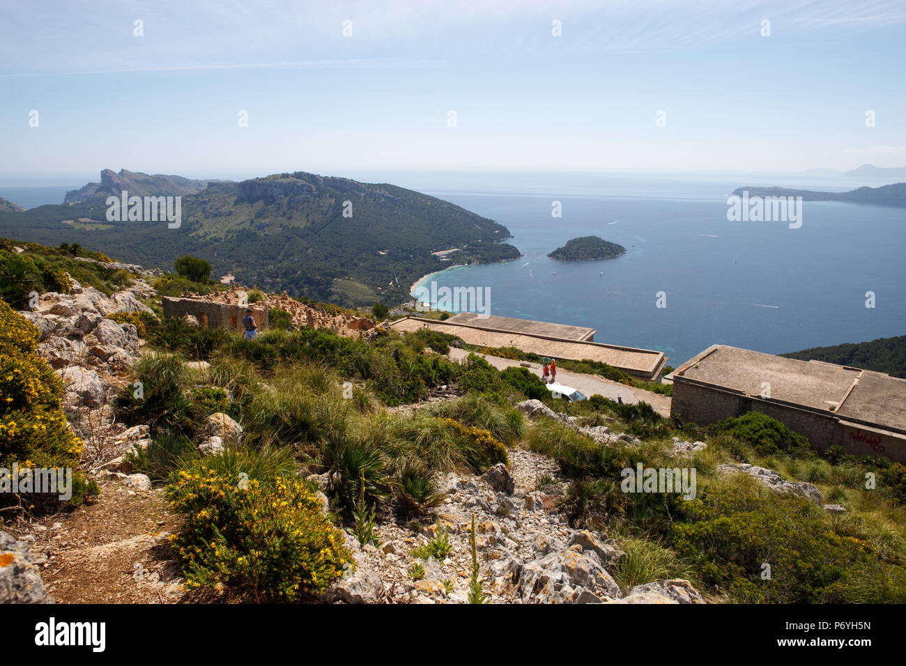 Formentor, seascape, Serra de Tramuntana, Mallorca Spain World heritage UNESCO Stock Photo